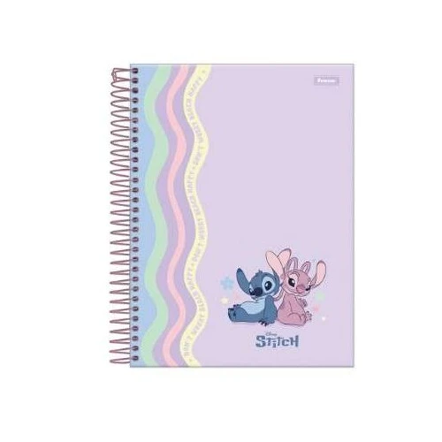 Caderno Colleg Stitch 1 Matéria 80 Folhas - Foroni Caderno Colleg Stitch 1 Matéria 80 Folhas - Foroni