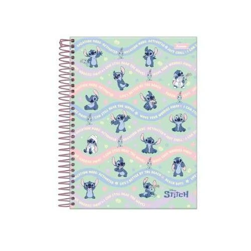Caderno Colleg Stitch 1 Matéria 80 Folhas - Foroni Caderno Colleg Stitch 1 Matéria 80 Folhas - Foroni