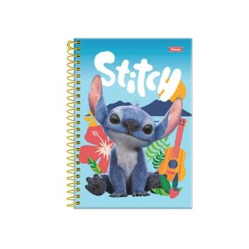 Caderno Colleg Stitch 10 Matérias 160 folhas - Foroni