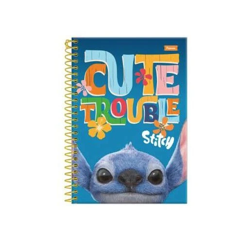 Caderno Colleg Stitch 10 Matérias 160 folhas - Foroni