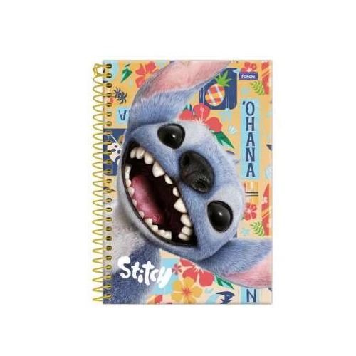 Caderno Colleg Stitch 10 Matérias 160 folhas - Foroni Caderno Colleg Stitch 10 Matérias 160 folhas - Foroni