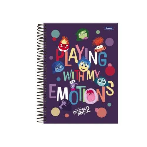 Caderno Colleg dIVERTIDAMENTE 1 Matéria 80 Folhas - Foroni