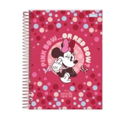 Caderno Colleg minnie 80 Folhas - Foroni