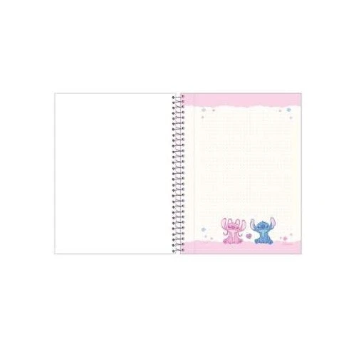 Caderno Colleg Papel Carta Stitch 80 Folhas - Foroni