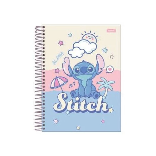 Caderno Colleg Papel Carta Stitch 80 Folhas - Foroni