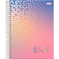 Caderno Colleg Blush 160 folhas - Foroni