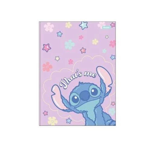 Caderno College Brochura Stitch 80 Folhas Pequeno - Foroni