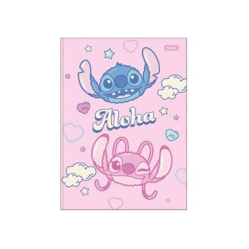 Caderno College Brochura Stitch 80 Folhas Pequeno - Foroni