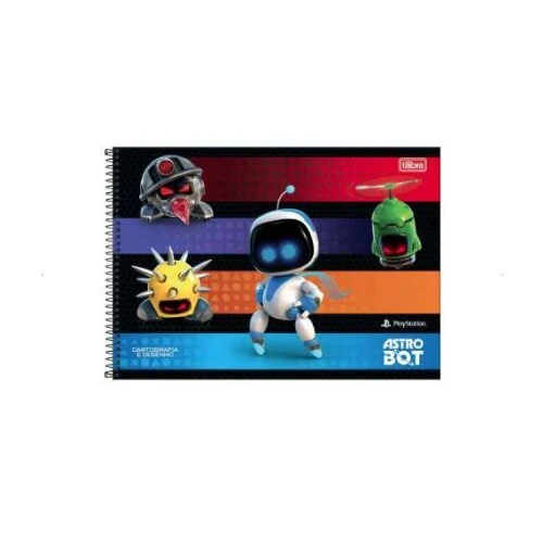 Caderno Desenho 80 Folhas Astro Bot - Tilibra