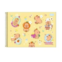 Caderno Desenho 80 Folhas Capivara- Tilibra