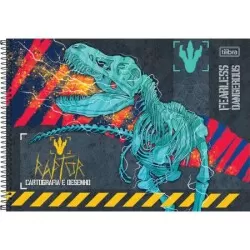 Caderno Desenho 80 Folhas Raptor - Tilibra