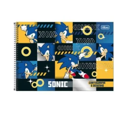 Caderno Desenho 80 Folhas Sonic - Tilibra