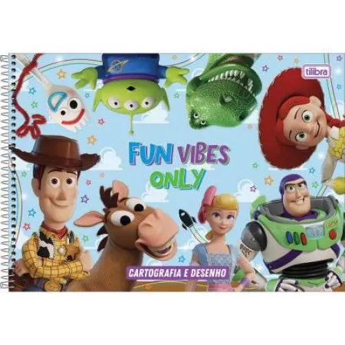 Caderno Desenho 80 folhas Toy Story - Tilibra
