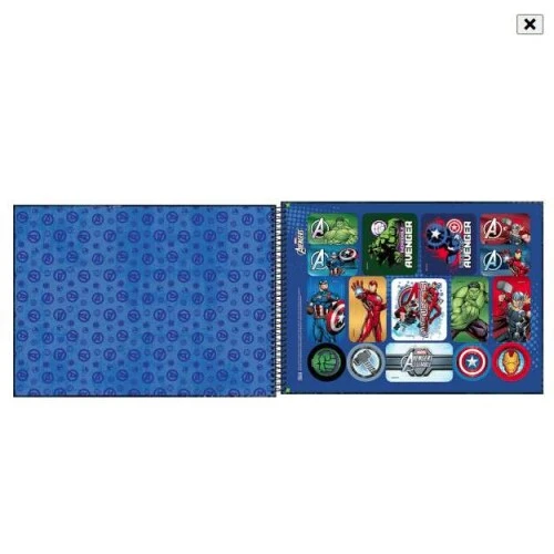 Caderno Desenho Avengers 80 Folhas - Tilibra Caderno Desenho Avengers 80 Folhas - Tilibra