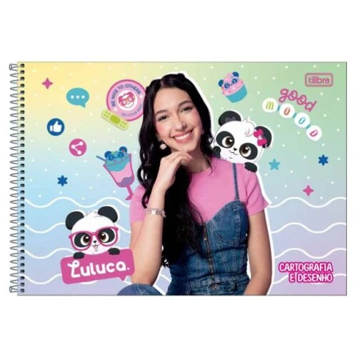 Caderno Desenho CD 80 Folhas Luluca - Tilibra Caderno Desenho CD 80 Folhas Luluca - Tilibra