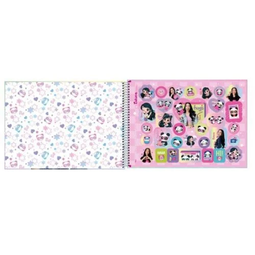 Caderno Desenho CD 80 Folhas Luluca - Tilibra Caderno Desenho CD 80 Folhas Luluca - Tilibra