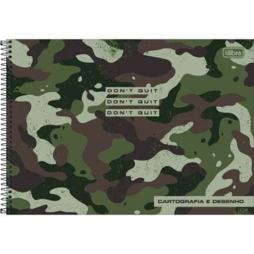 Caderno Desenho Hide Camuflado - Tilibra