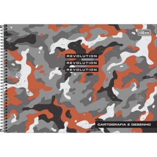 Caderno Desenho Hide Camuflado - Tilibra