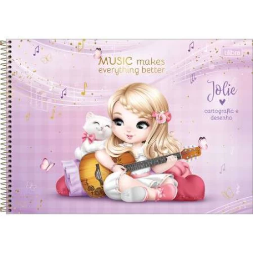 Caderno Desenho Jolie - Tilibra