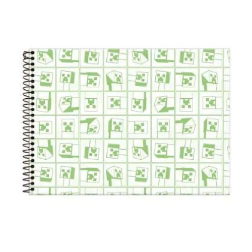 Caderno Desenho Minecraft 80 Folhas - Foroni