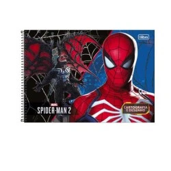 Caderno Desenho Spider Man Game - Tilibra