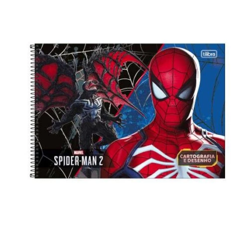 Caderno Desenho Spider Man Game - Tilibra Caderno Desenho Spider Man Game - Tilibra