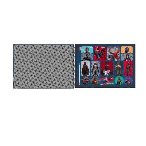 Caderno Desenho Spider Man Game - Tilibra Caderno Desenho Spider Man Game - Tilibra