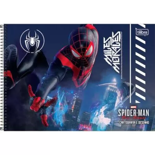 Caderno Desenho Spider Man Game - Tilibra
