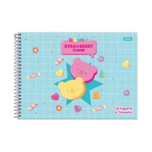 Caderno Desenho Sugar Rush 80 Folhas - Tilibra