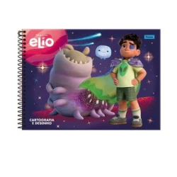 Caderno Desenho cd elio 80 Folhas - foroni