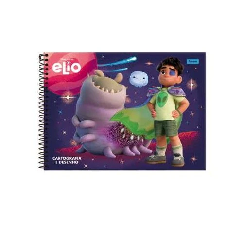 Caderno Desenho cd elio 80 Folhas - foroni