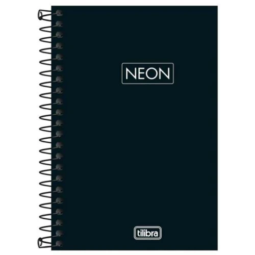Caderno Espiral 1/4 Neon Sortido - Tilibra Caderno Espiral 1/4 Neon Sortido - Tilibra