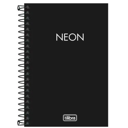 Caderno Espiral 1/4 Neon Sortido - Tilibra Caderno Espiral 1/4 Neon Sortido - Tilibra