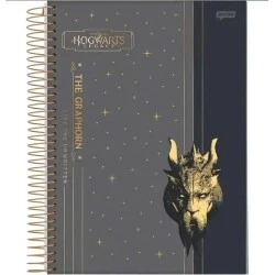 Caderno Espiral 101 Hogwarts Legacy 160 Folhas - Jandaia