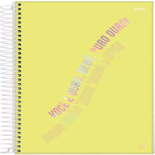 Caderno Espiral 11 Bright 80 Folhas - Jandaia