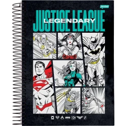 Caderno Espiral 11 Justice League 80 Folhas - Jandaia