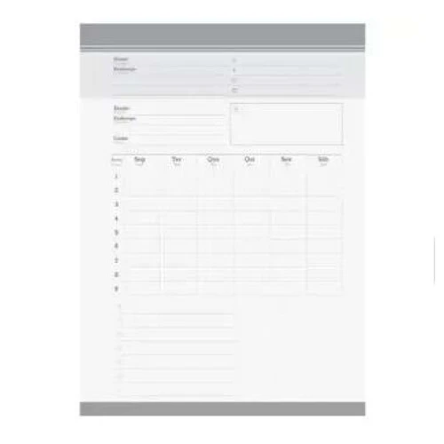 Caderno Espiral 11 Stilo Preto 80 Folhas - Jandaia Caderno Espiral 11 Stilo Preto 80 Folhas - Jandaia