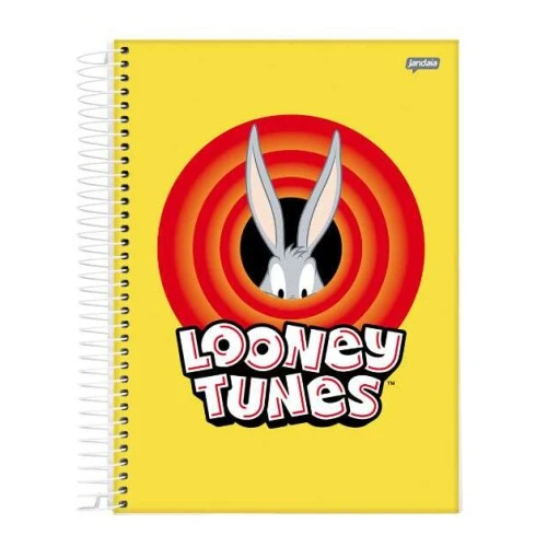 Caderno Espiral 11 Looney Tunes 80 Folhas - Jandaia