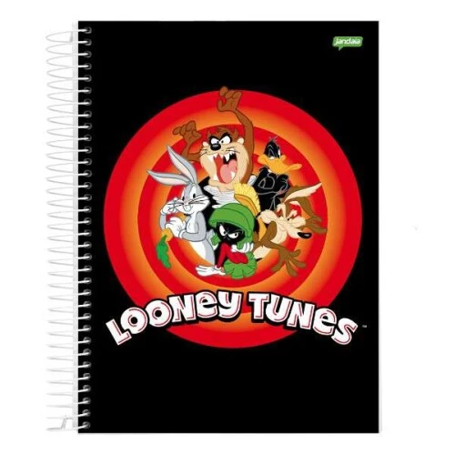 Caderno Espiral 11 Looney Tunes 80 Folhas - Jandaia