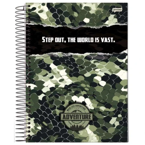 Caderno Universitario CD 20 Materias Adventure- Jandaia Caderno Universitario CD 20 Materias Adventure- Jandaia