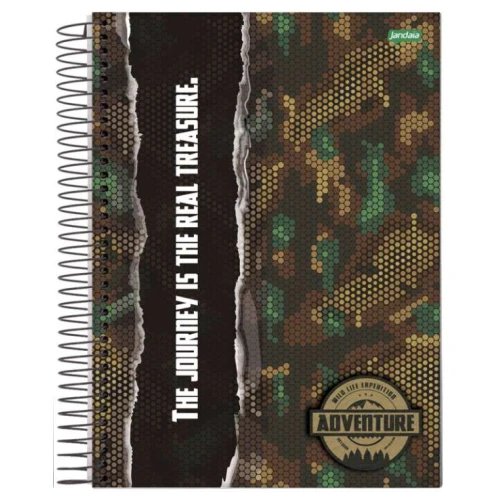Caderno Universitario CD 20 Materias Adventure- Jandaia Caderno Universitario CD 20 Materias Adventure- Jandaia
