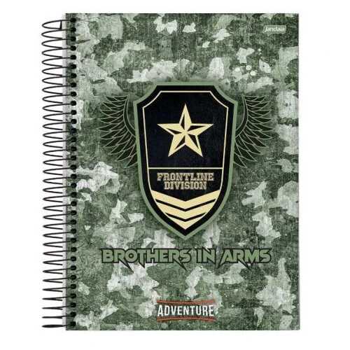 Caderno Universitario CD 20 Materias Adventure- Jandaia