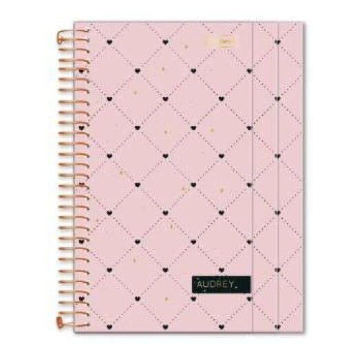 Caderno Espiral Audrey 80 Folhas - Cadersil Caderno Espiral Audrey 80 Folhas - Cadersil