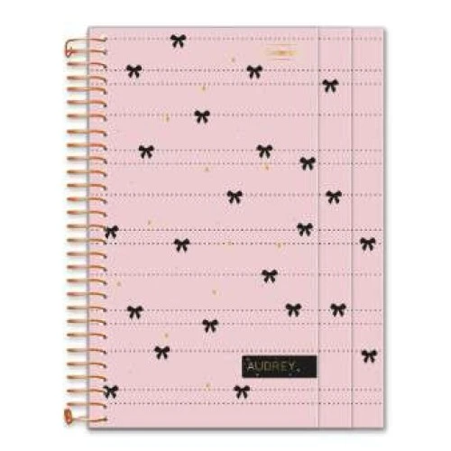 Caderno Espiral Audrey 80 Folhas - Cadersil Caderno Espiral Audrey 80 Folhas - Cadersil