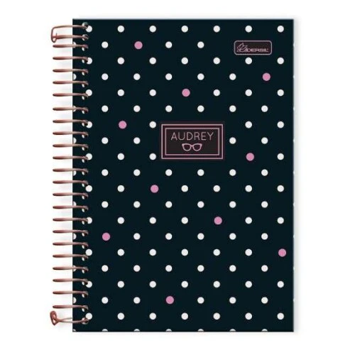 Caderno Espiral Audrey 80 Folhas - Cadersil