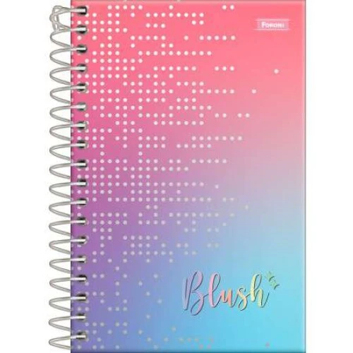 Caderno Espiral Blush 80 Folhas - Foroni