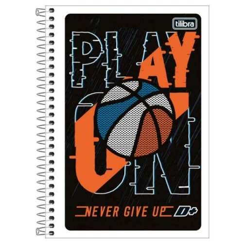 Caderno Espiral Capa flexível D+ 96 Folhas - Tilibra Caderno Espiral Capa flexível D+ 96 Folhas - Tilibra