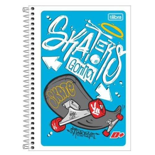 Caderno Espiral Capa flexível D+ 96 Folhas - Tilibra Caderno Espiral Capa flexível D+ 96 Folhas - Tilibra