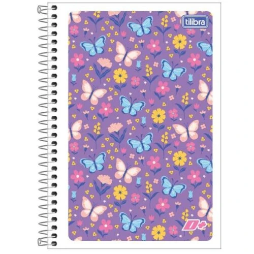 Caderno Espiral Capa flexível D+ 96 Folhas - Tilibra Caderno Espiral Capa flexível D+ 96 Folhas - Tilibra