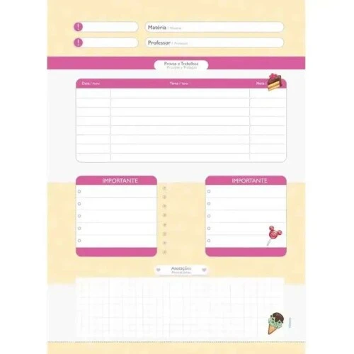 Caderno Espiral Disney Emoji 1 matéria 80 Folhas - Jandaia